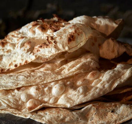 Traditional Armenian thin bread
